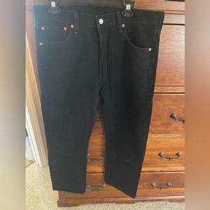 Men’s Levi’s 501 Black Jeans NWOT